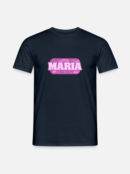 Maria - Men's T-Shirt - navy