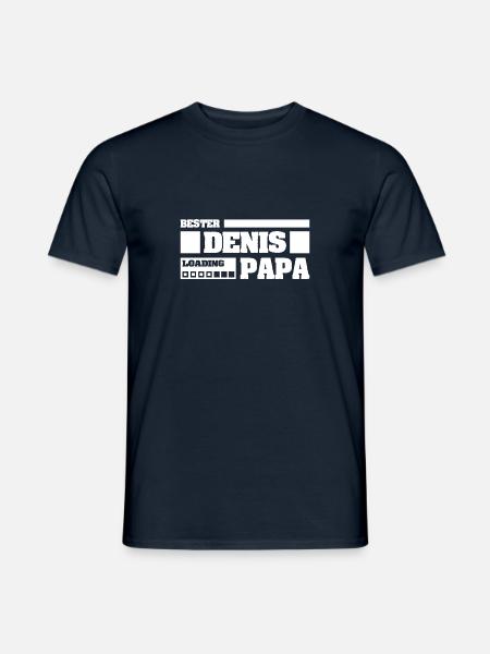 Denis as a first name - Men's T-Shirt - navy