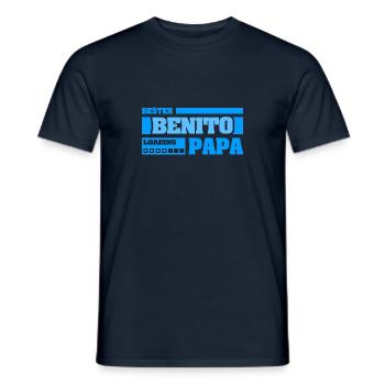 Geschenk für Benito - Männer T-Shirt - Navy - Vorne - AI Model Male 178 light (178cm)