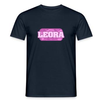 Leora als Gesundheit - Männer T-Shirt - Navy - Vorne - AI Model Male 178 light (178cm)