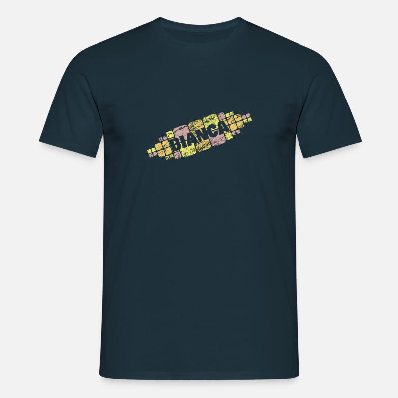 Mutter Bianca - Männer T-Shirt - Navy