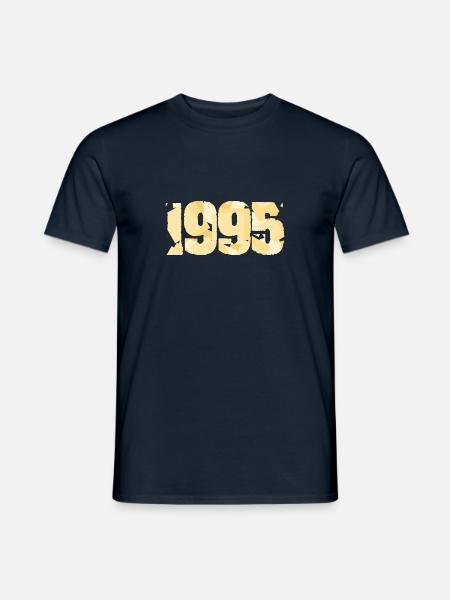 Année 1995 - T-shirt homme - marine