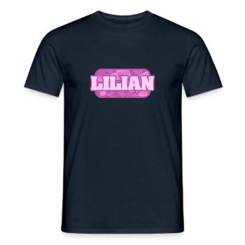 Lilian - Men's T-Shirt - navy - Front - AI Model Male 178 light (178cm)