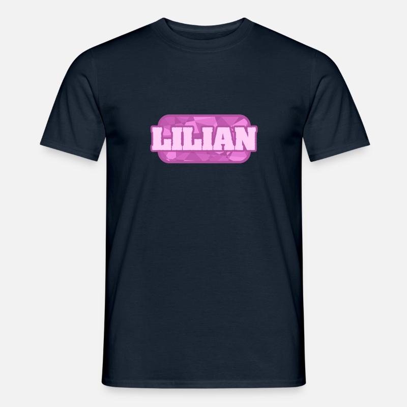 Lilian - Männer T-Shirt - Navy