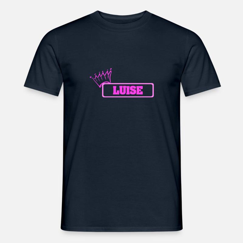 Krone Luise - Männer T-Shirt - Navy