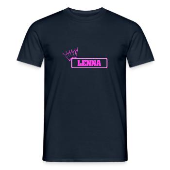 Krone Lenna - Men's T-Shirt - navy - Front - AI Model Male 178 light (178cm)
