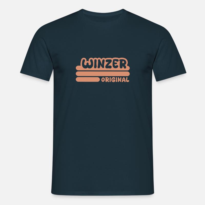 Beruf Winzer - Männer T-Shirt - Navy