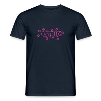 Gift for Astrid - Men's T-Shirt - navy - Front - AI Model Male 178 light (178cm)