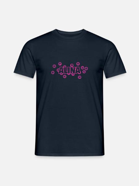 Alina as Alina - Men's T-Shirt - navy