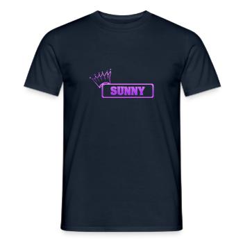 Daughter Sunny - Men's T-Shirt - navy - Front - AI Model Male 178 light (178cm)
