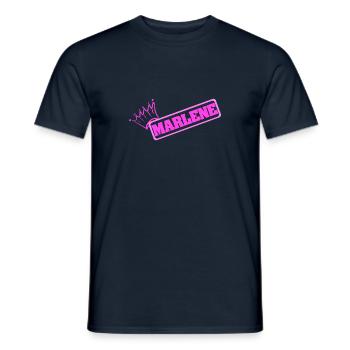 Marlene - Men's T-Shirt - navy - Front - AI Model Male 178 light (178cm)