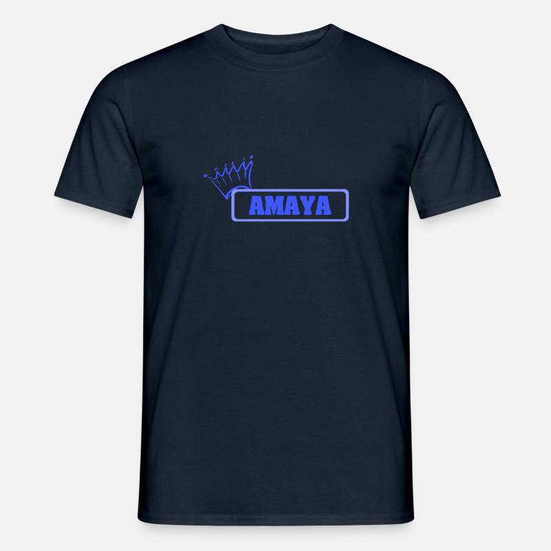 Amaya - Männer T-Shirt - Navy