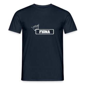 Couronne Fiona - T-shirt homme - marine - Devant - AI Model Male 178 light (178cm)
