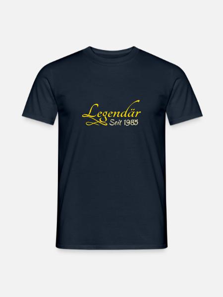 geboren 1985 - Männer T-Shirt - Navy