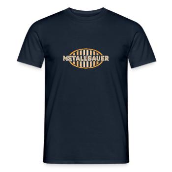 Metalworker as a job - Men's T-Shirt - navy - Front - AI Model Male 178 light (178cm)