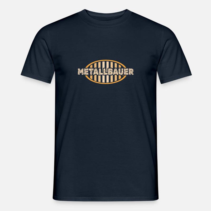 Metallbauer als Job - Männer T-Shirt - Navy