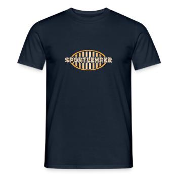 Physical education teacher as a job - Men's T-Shirt - navy - Front - AI Model Male 178 light (178cm)