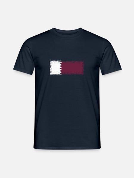 Qatar as Qatar - Men's T-Shirt - navy