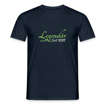 2027 - T-shirt homme - marine - Devant - AI Model Male 178 light (178cm)