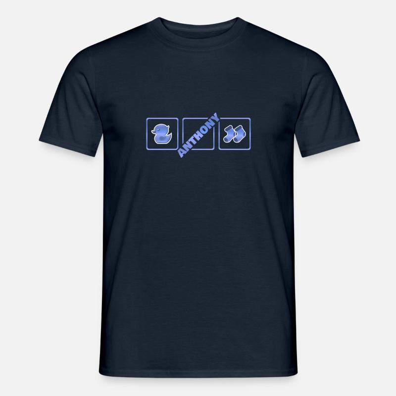 Kind Anthony - Männer T-Shirt - Navy