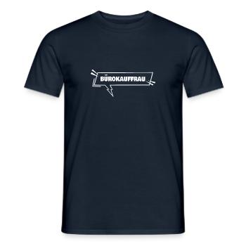 Gift for office clerk - Men's T-Shirt - navy - Front - AI Model Male 178 light (178cm)