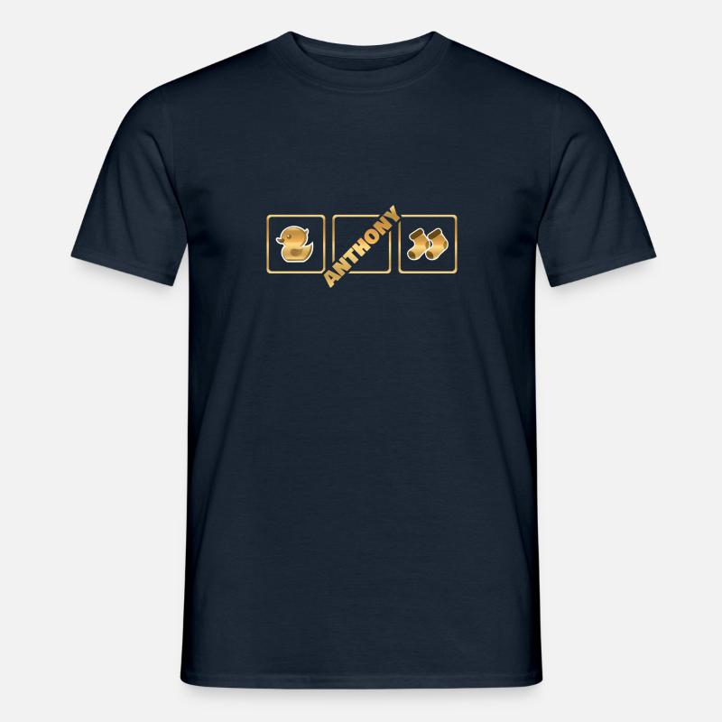 Geburt Anthony - Männer T-Shirt - Navy