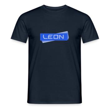 Cadeau pour leon - T-shirt homme - marine - Devant - AI Model Male 178 light (178cm)