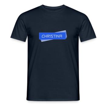 CHRISTINA Christina - T-shirt homme - marine - Devant - AI Model Male 178 light (178cm)