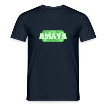 Bio Amaya - Männer T-Shirt - Navy - Vorne - AI Model Male 178 light (178cm)