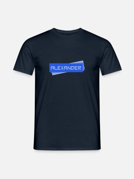 Geschenk für Alexander - Männer T-Shirt - Navy