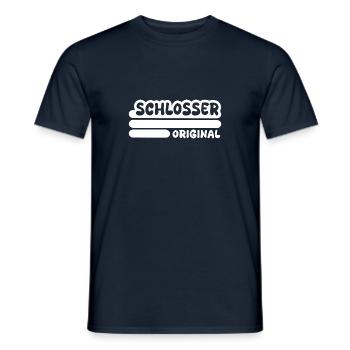 Serrurier - T-shirt homme - marine - Devant - AI Model Male 178 light (178cm)