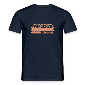 Forscher als Beruf - Männer T-Shirt - Navy - Vorne - AI Model Male 178 light (178cm)