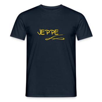 Geschenk für Jeppe - Männer T-Shirt - Navy - Vorne - AI Model Male 178 light (178cm)