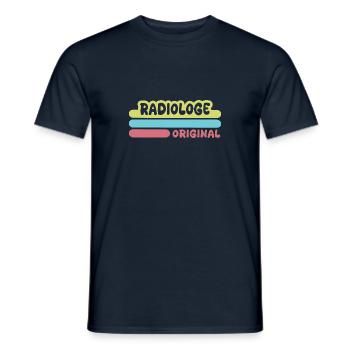 Vorname Radiologe - Männer T-Shirt - Navy - Vorne - AI Model Male 178 light (178cm)