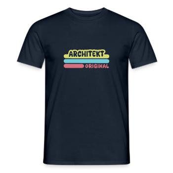 Architect as a first name - Men's T-Shirt - navy - Front - AI Model Male 178 light (178cm)