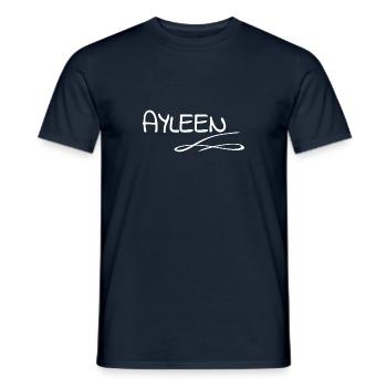Geschenk für Ayleen - Männer T-Shirt - Navy - Vorne - AI Model Male 178 light (178cm)