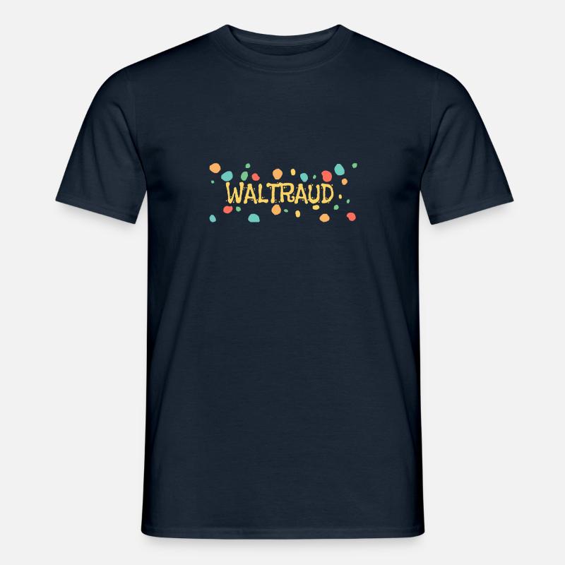 Waltraud - Männer T-Shirt - Navy