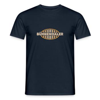 Emploi Peintre de scène - T-shirt homme - marine - Devant - AI Model Male 178 light (178cm)