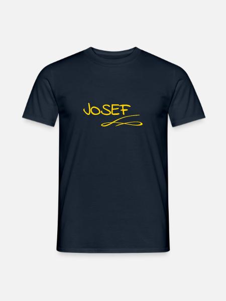 Prénom Josef - T-shirt homme - marine