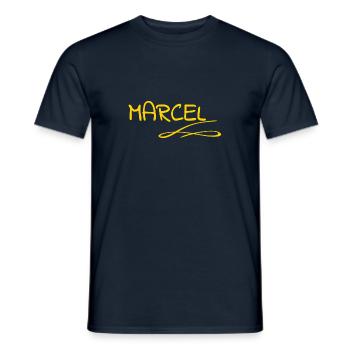 Marcel - T-shirt homme - marine - Devant - AI Model Male 178 light (178cm)