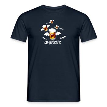 vambiere,vambier,vampir,halloween,fledermaus - Männer T-Shirt - Navy - Vorne - AI Model Male 178 light (178cm)