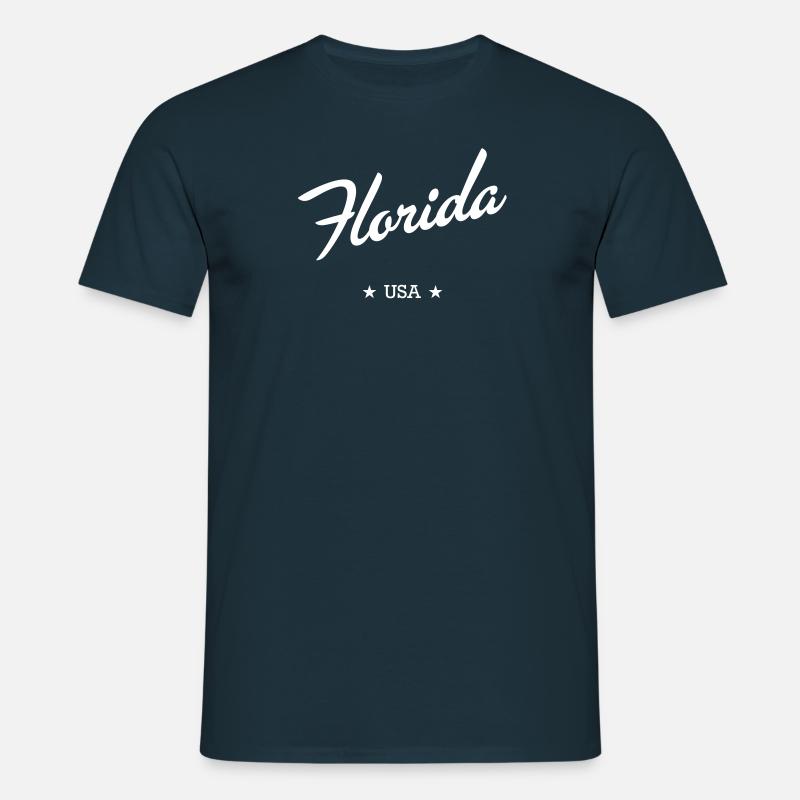 Florida - Männer T-Shirt - Navy