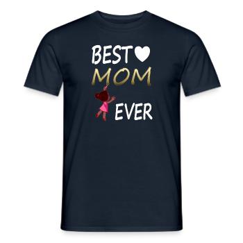 Mother's Day Celebrate Best Mom Best Mother Gift - Men's T-Shirt - navy - Front - AI Model Male 178 light (178cm)