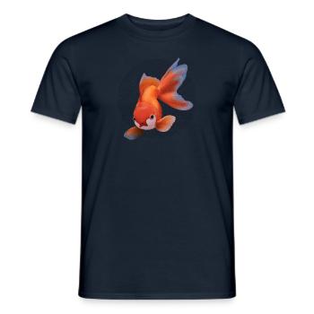 Poisson Fish Head Poisson Pêche Cadeau de pêche - T-shirt homme - marine - Devant - AI Model Male 178 light (178cm)