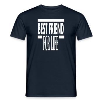 bester Freund Beste Freunde Kumpel Geschenkidee - Männer T-Shirt - Navy - Vorne - AI Model Male 178 light (178cm)