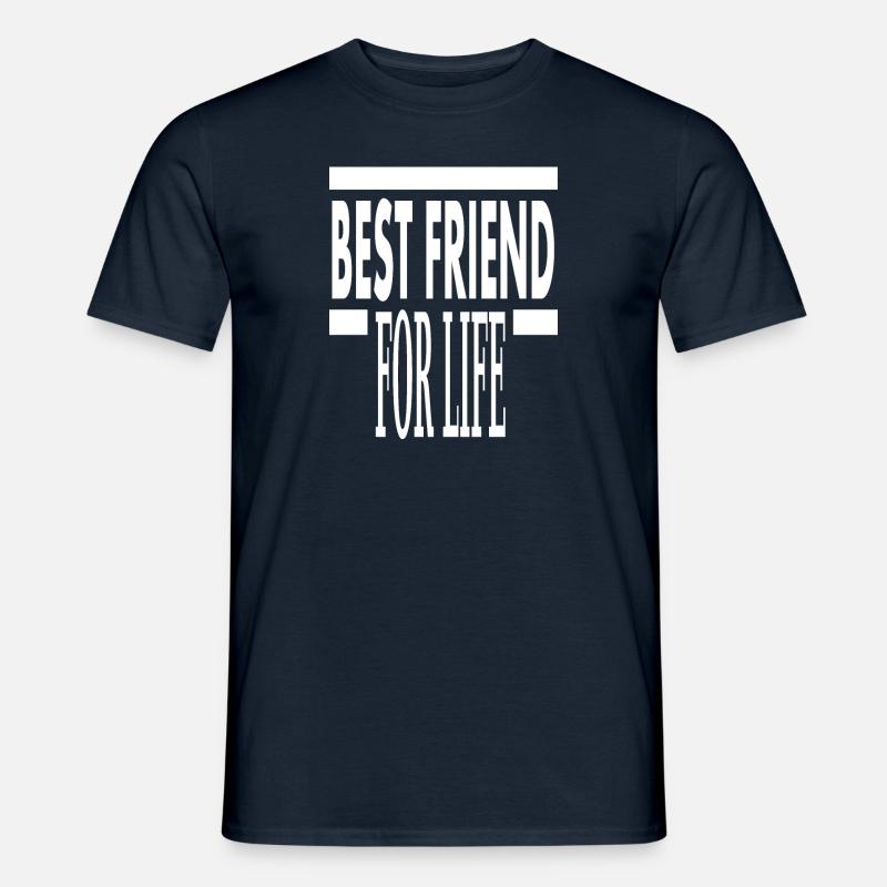 bester Freund Beste Freunde Kumpel Geschenkidee - Mænd T-shirt - marineblå