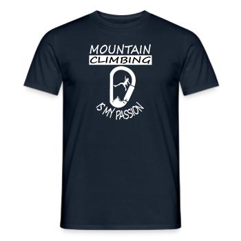 Alpinisme Alpiniste Idée cadeau d’alpinisme - T-shirt homme - marine - Devant - AI Model Male 178 light (178cm)