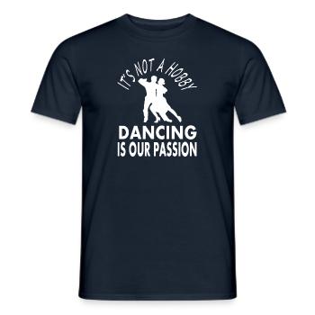 Dancing Dancer Saying Dancing Couple Dancer Gift - Men's T-Shirt - navy - Front - AI Model Male 178 light (178cm)
