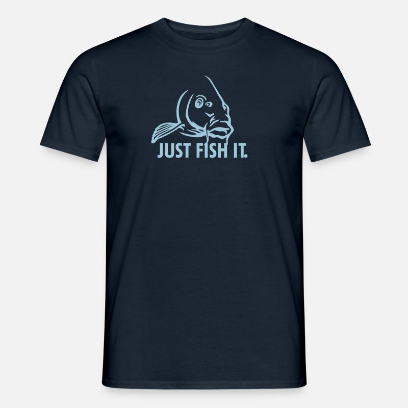karpfen_just_fish_it - Männer T-Shirt - Navy