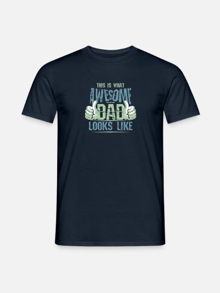 this is what - Männer T-Shirt - Navy